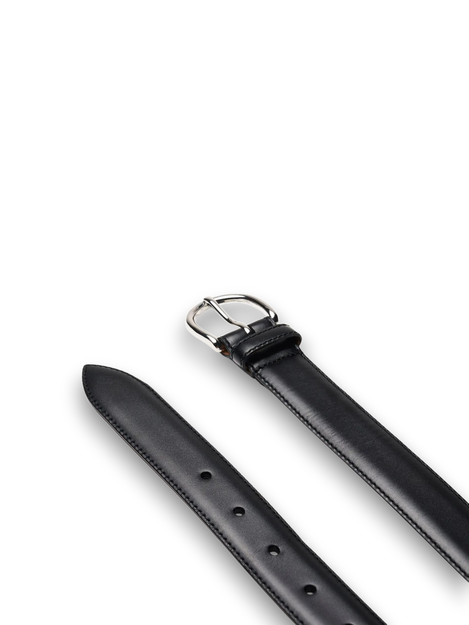1900-Classic Leather Belt-Black