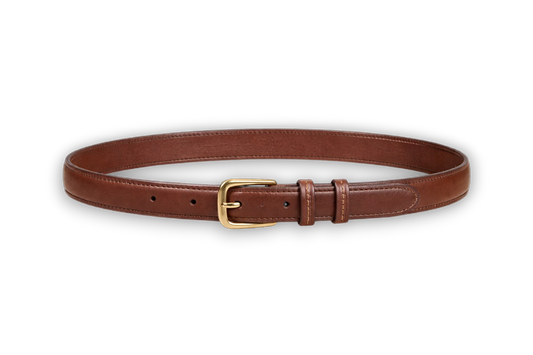 1900-Refined Leather Belt – Brown