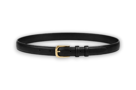 1900-Refined Leather Belt – Black