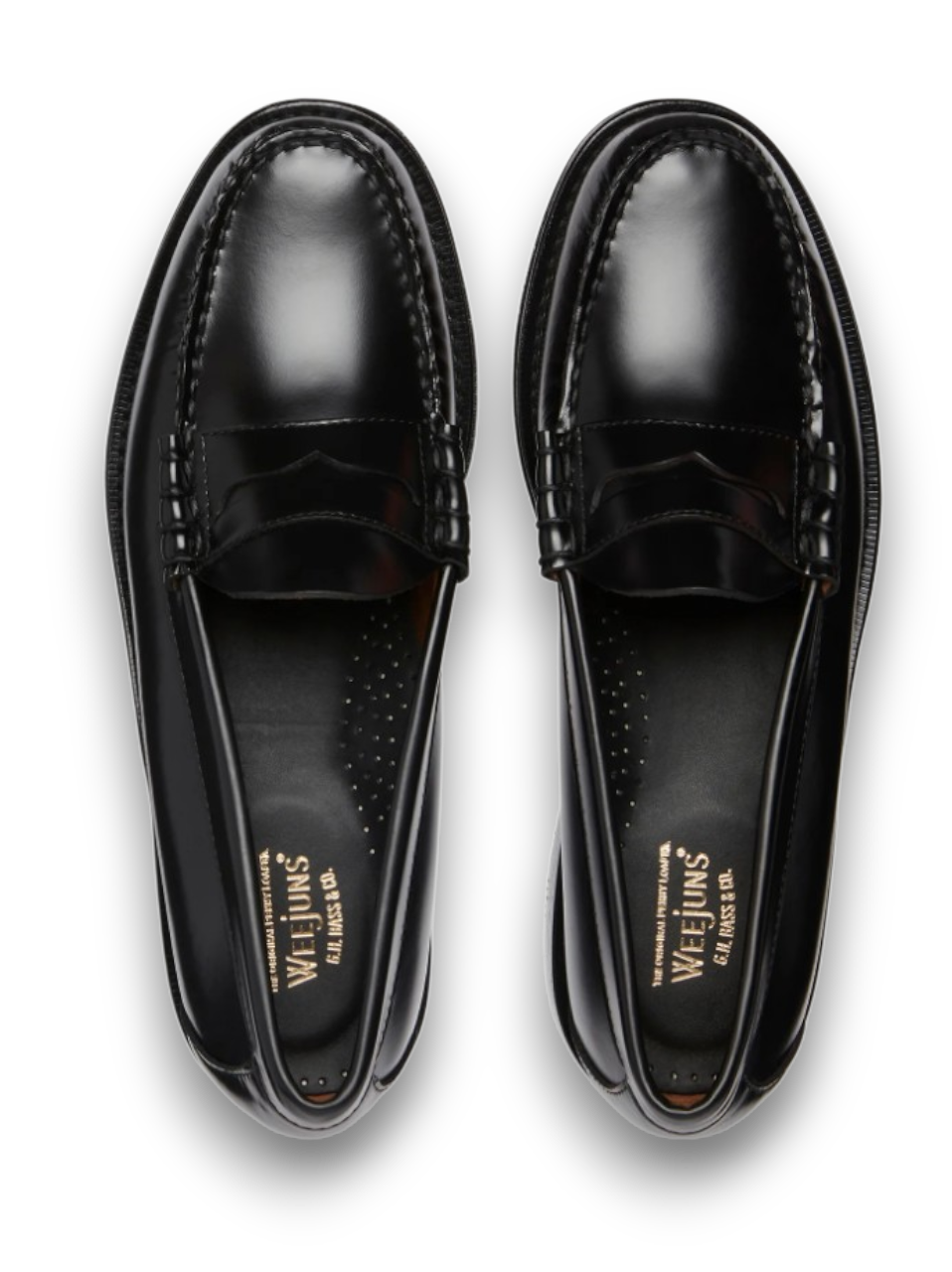 1900-Classic Gentleman Loafers Black