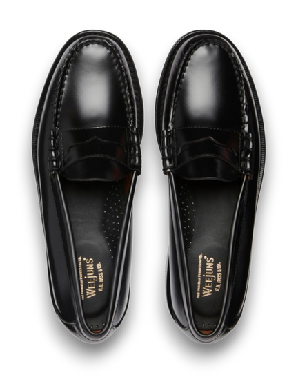 1900-Classic Gentleman Loafers Black