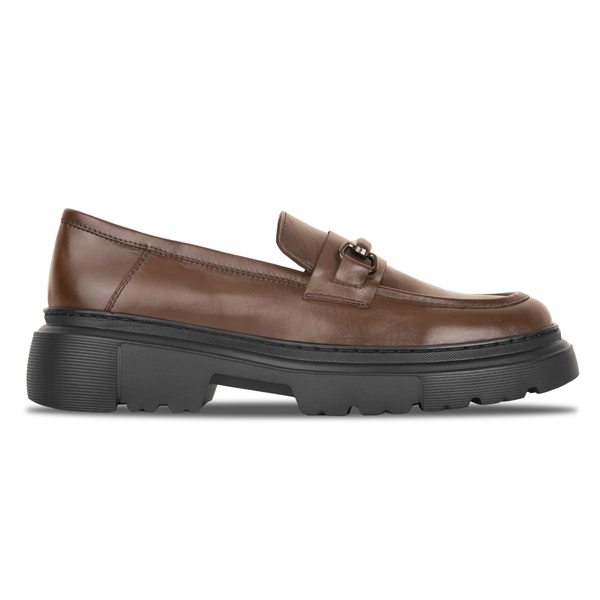 1900-Classic Platform Loafers – Brown