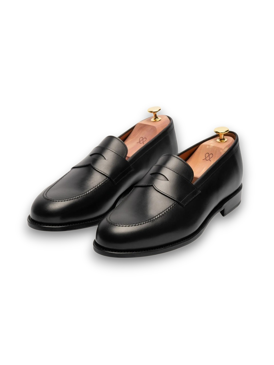1900-Classic Gentleman Penny Loafers Black