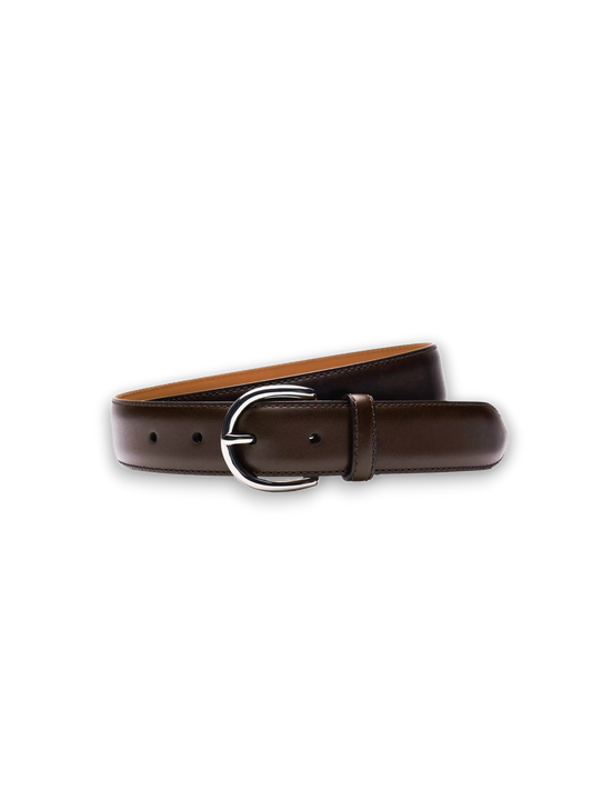 1900-Classic Leather Belt-Brown