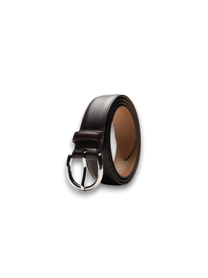 1900-Classic Leather Belt-Brown