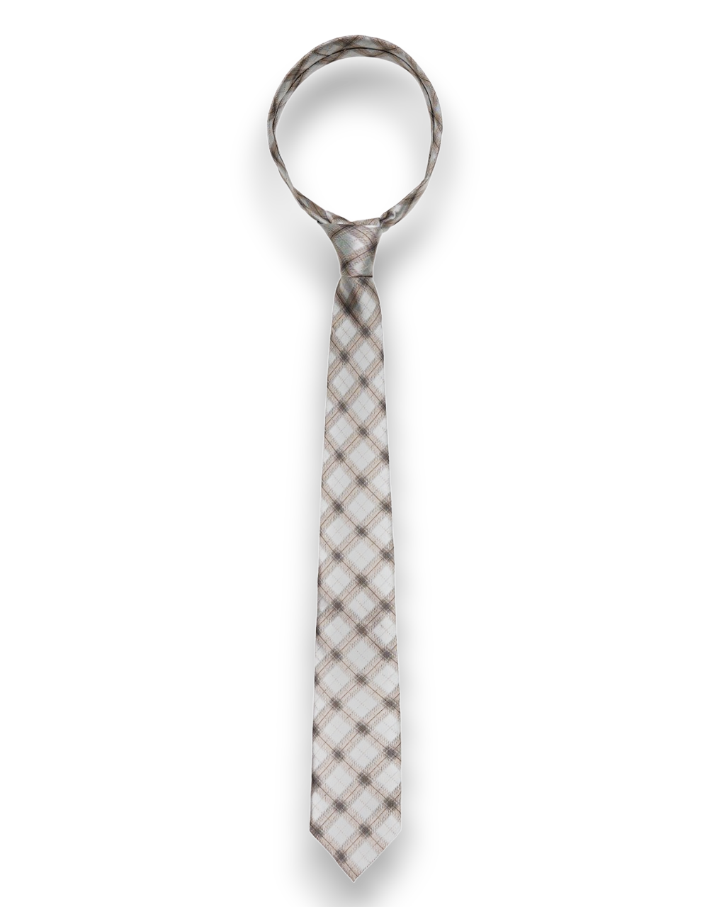 1900 Elegant Vintage checkered Tie – Women