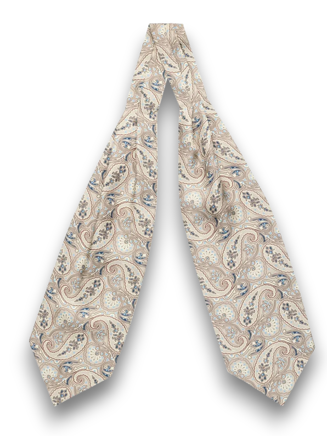 1900 Gentleman Ascot Tie Beige